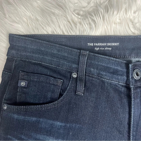 NWOT AG Farrah High Rise Skinny Jeans Brooks Denim Casual Women’s 31 - Picture 6 of 11